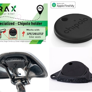 Kit 7 Pezzi Supporto Nascosto Per Tracker GPS Sotto Sella, Per Mountain Bike E Bici Da Strada, Nero, Con Viti E Chiavetta - 2
