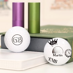 Benutzerdefinierte Golfbälle, Geschenk für Golfliebhaber, Einzigartige Geschenke, Golf Stempel, Geschenk für Ehemann, Trauzeugen Geschenk, Golfspieler, Selbstfärber Stempel, Vatergeschenk