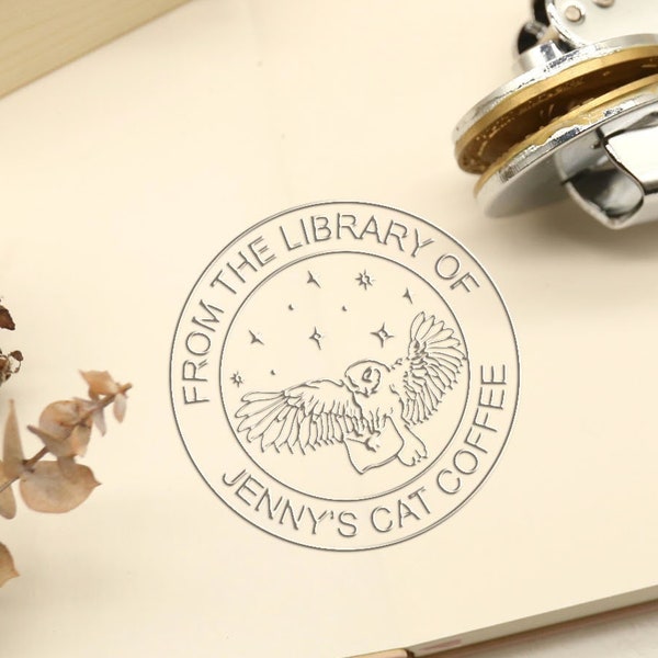 Book Embosser Books Logo - Etsy