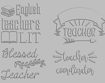 Teacher Self Inking Stamp, Custom Teacher Stamp, Self Inking Custom Stamps for Teachers,Personalized Name Stamp, Gift For Teacher