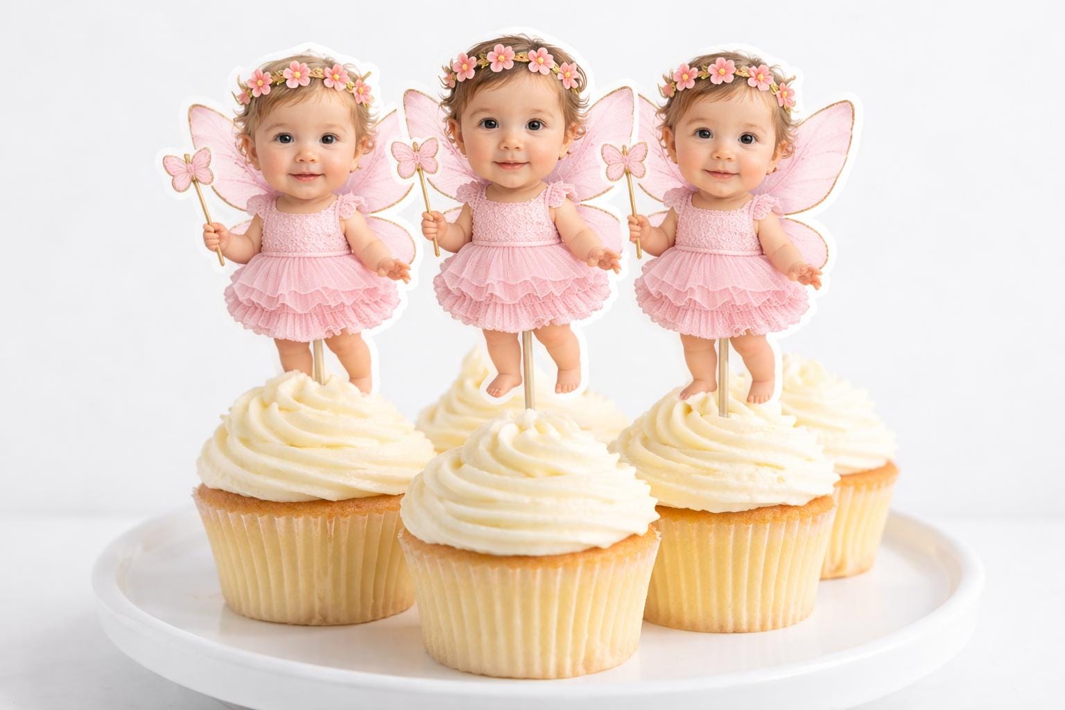 cupcake first birthday dress Pink and mint custom first birthday cake smash outfit girl Cupcake