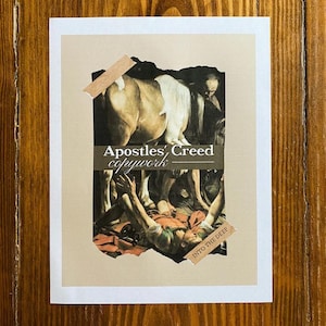 Apostles&#39; Creed Catholic Copywork - Catholic Copywork - Bible Study for Kids - Catholic Handwriting Practice - Into the Deep Catholic - PDF