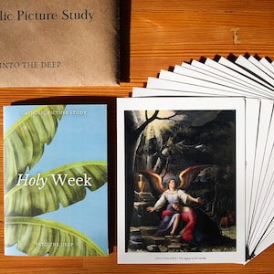 Karwoche Bildstudie - Bildstudie - Kunstwertschätzung für Kinder - Sakrale Kunst - Katholische Drucksachen - Karwoche Drucksachen - PDF