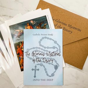 Glorious Mysteries of the Rosary - Holy Rosary Study - Art Appreciation for Kids - Sacred Art Study - Catholic Picture Study - PDF