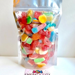 LARGE 16oz. Assorted Gummy Mix: Candy Mix Bag, Gummy Candy, Pick N Mix, Sweets Gift Box, Graduation Birthday Gift, Teacher Gift