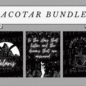 ACOTAR BUNDLE - Kindle Wallpaper Hack - To the stars that listen - .epub file and .mobi file