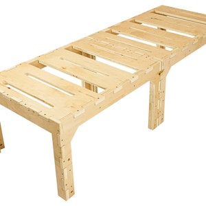 Tall Single Sleeper Bed Platform for Vanlife & Vehicle Camping - Tall Basic Bunk
