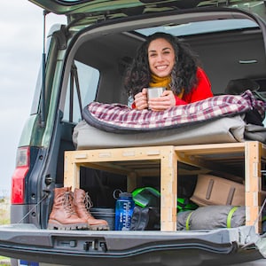 Tall Trunk Bunk - Expanding Vehicle Camping Platform
