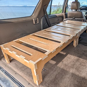 The Basic Bunk - Elevated Sleeping Platform for Car & Van Camping