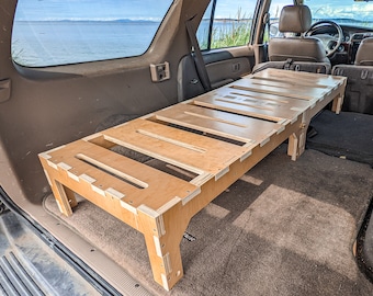 The Basic Bunk - Elevated Sleeping Platform for Car & Van Camping