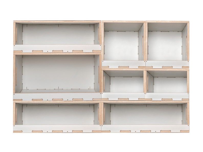 Modular Stacking Shelves for Van Tiny Home Apartment Click Etsy