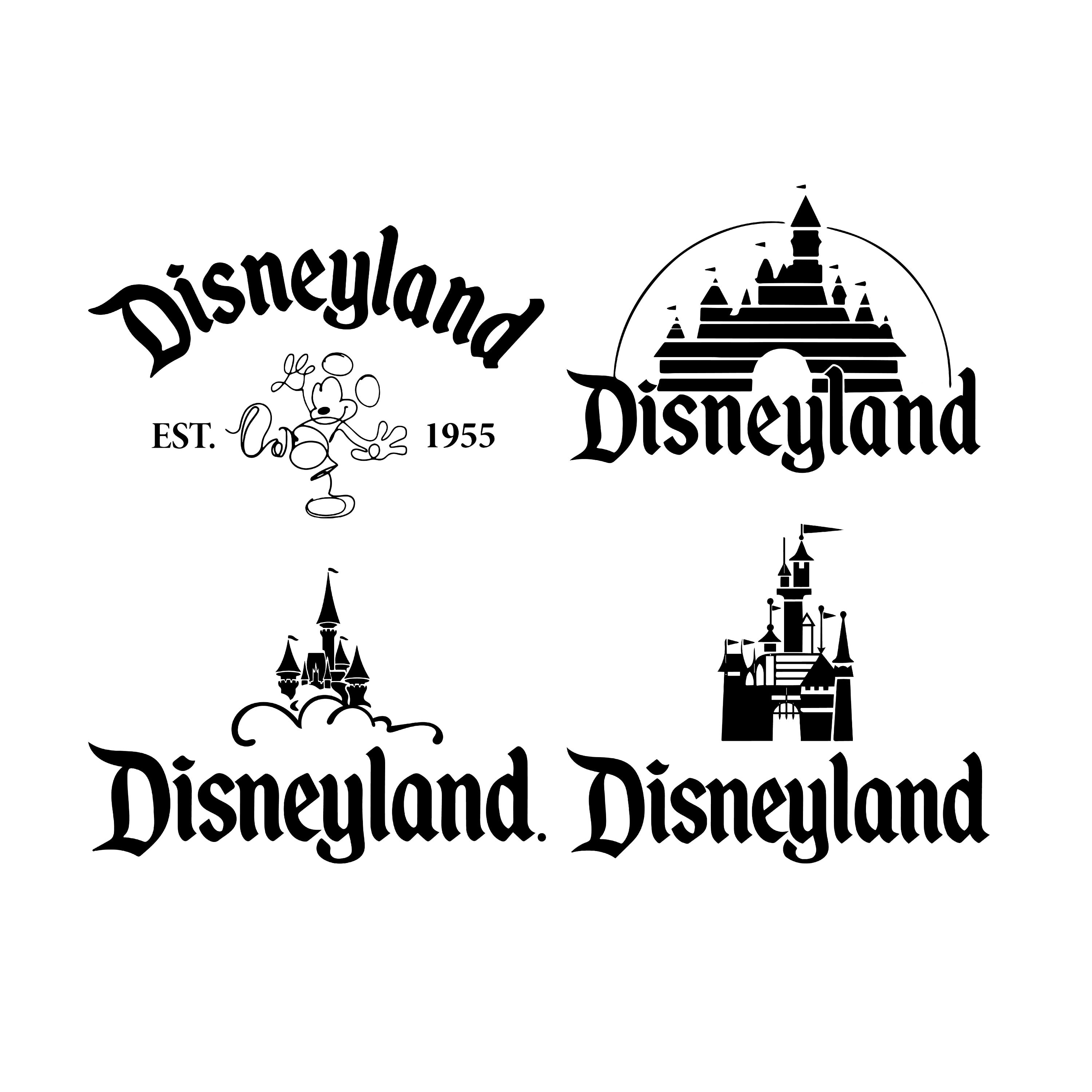Disneyland Text Svg Disneyland Alphabet Svg Disneyland Font Etsy Canada