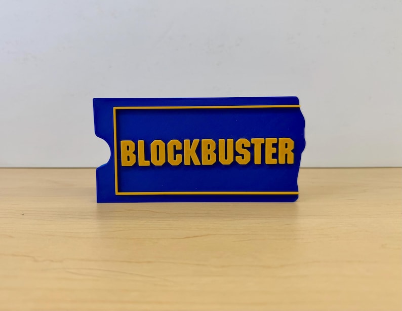 Blockbuster Logo Stand | 3D Printed - Etsy