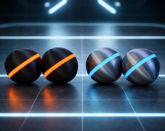 Tron: Legacy – Orbes controladores de CLU (Bolas Baoding) / Impresión 3D