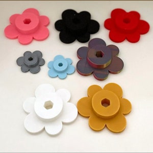 3D Printed Building Block Flowers: Mix & Match Colors bild 9