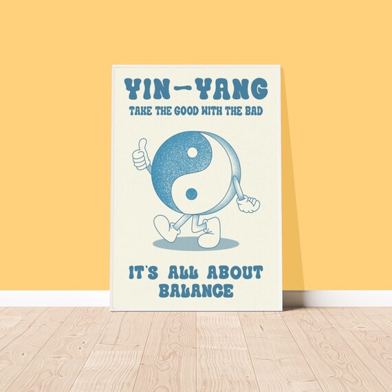 yin yang retro