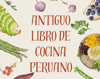 Vieux livre de recettes péruviennes