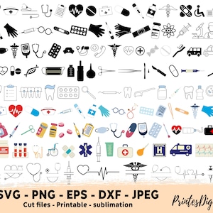 148 Medical svg, Nurse svg, Nursing svg, Hospital svg, Medic svg, Stethoscope monogram svg, Medicine svg, medical assistant svg, dentist svg