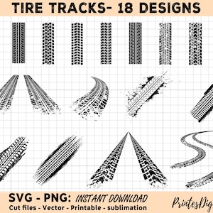 Racing Tire Tracks Sublimation Patches PNG, Distressed Tire Tracks Patches,  Sublimation PNG Patches, Tire Tracks, Dirt Track Racing