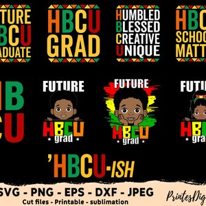 HBCU Grad bundle, HBCU Svg, HBCU Png, Hbcu Grad Svg png, Historically black college svg, Hbcu educated svg,future hbcu grad, hbcu alumni svg