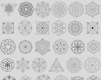 116 Sacred Geometry Svg, Sacred Geometry png, Sacred Geometry Clipart, Shape Svg Png, Geometric SVG, Minimalistic svg png, mandala svg png