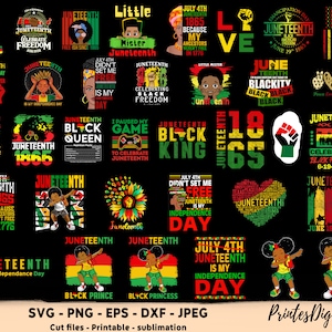 40 Juneteenth SVG PNG bundle, juneteenth sublimation png, Free-ish, Black History svg png, juneteenth is my independence day, juneteenth svg