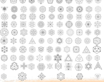 116 Sacred Geometry Svg, Sacred Geometry png, Sacred Geometry Clipart, Shape Svg Png, Geometric SVG, Minimalistic svg png, mandala svg png