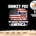 Donkey Pox Political Decal - Multiple Sizes & Colors By Check Custom Design