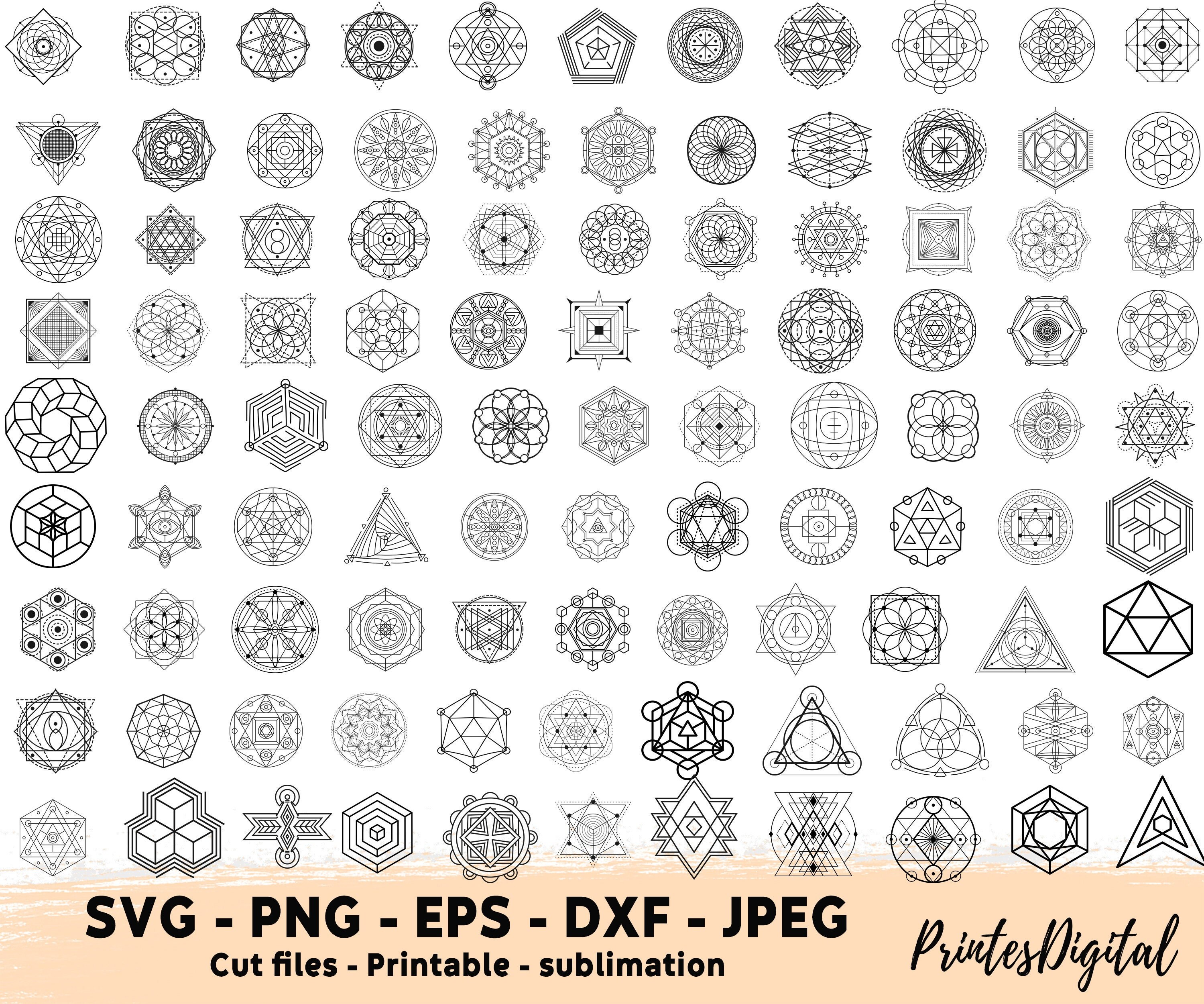 116 Sacred Geometry Svg Sacred Geometry Png Sacred Geometry - Etsy