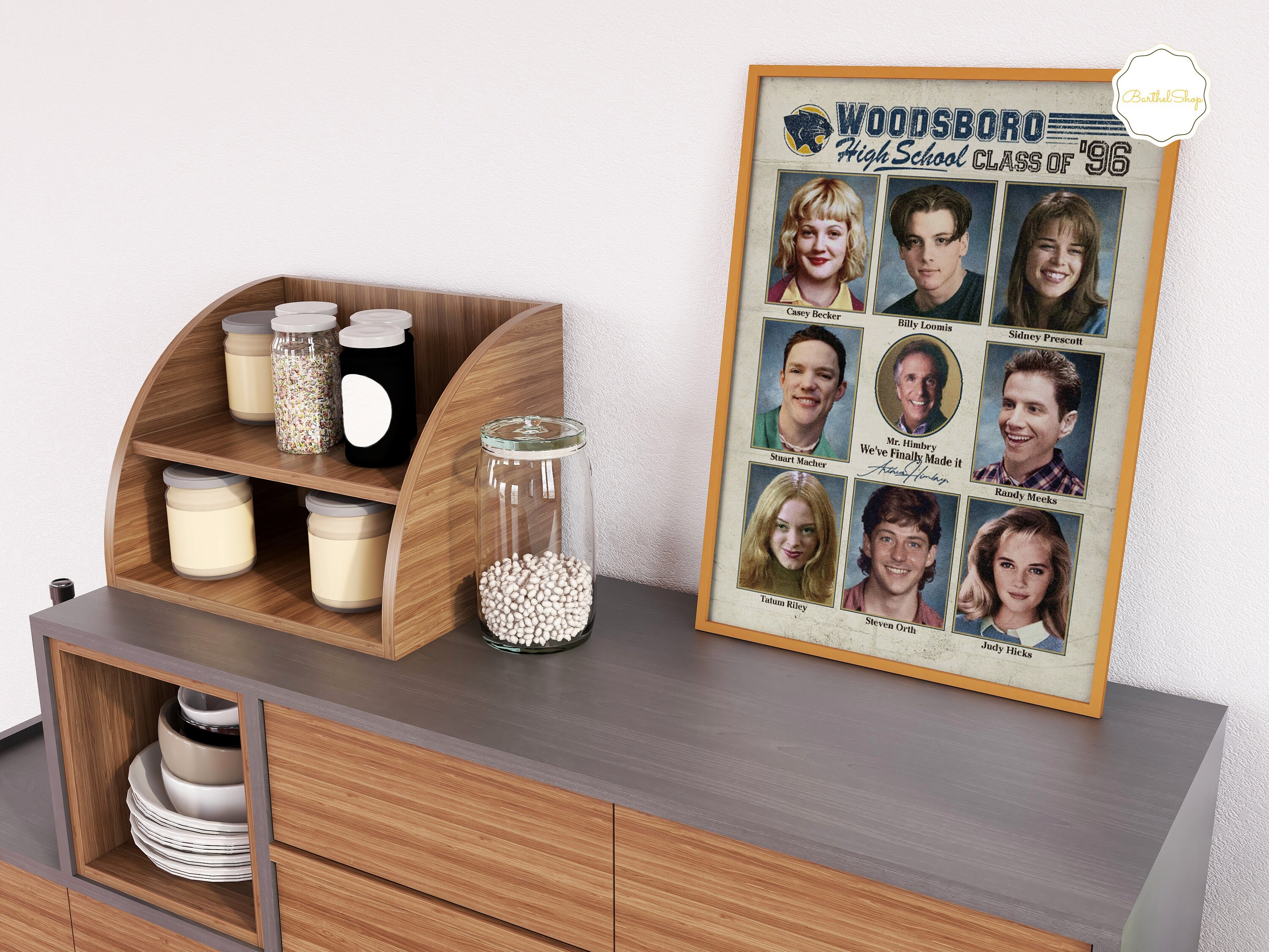 Scream Woodsboro High School Yearbook Poster Scream Movie Etsy