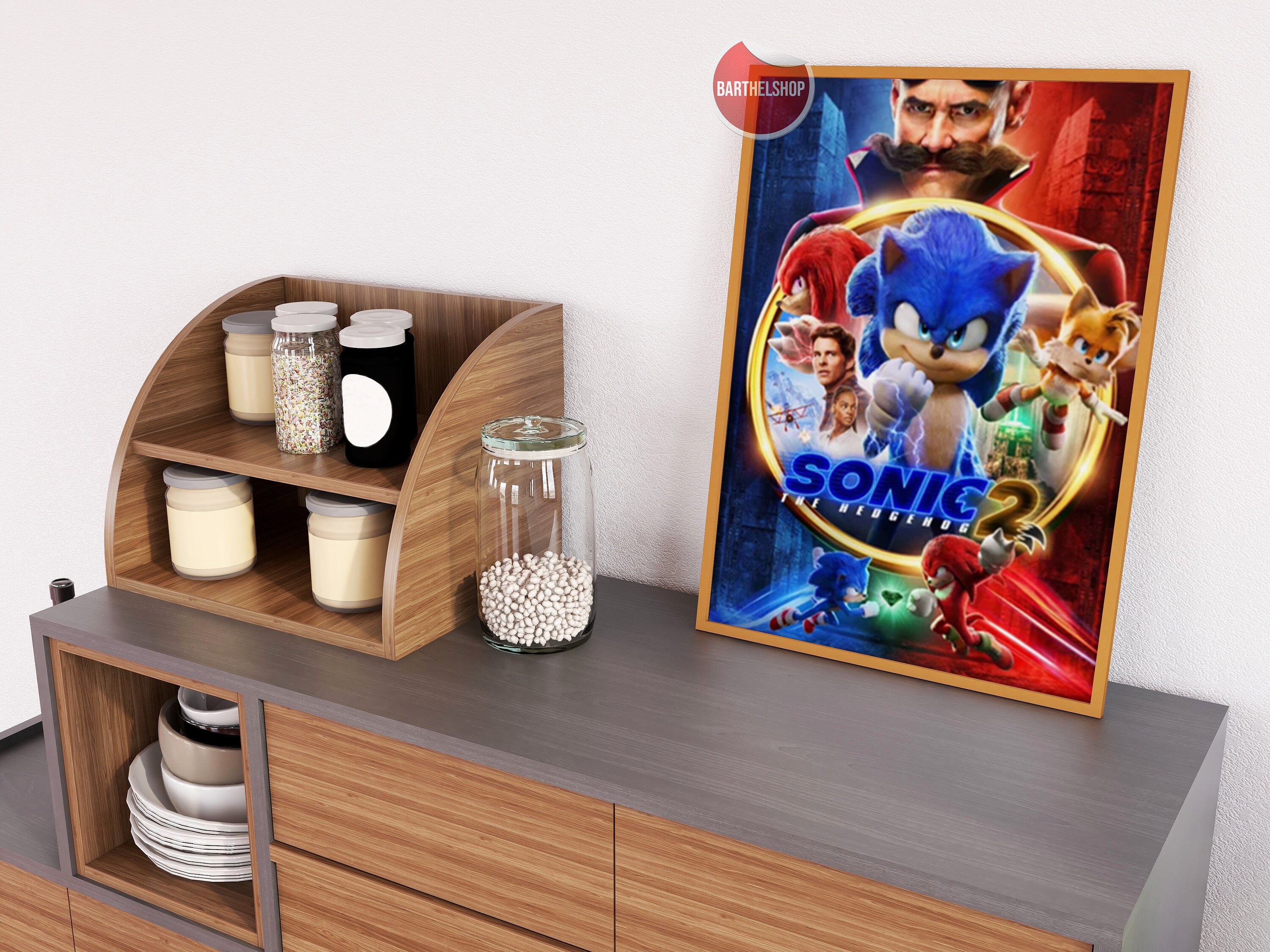 500074 Sonic the Hedgehog 2 Movie Cinema 36x24 WALL PRINT POSTER