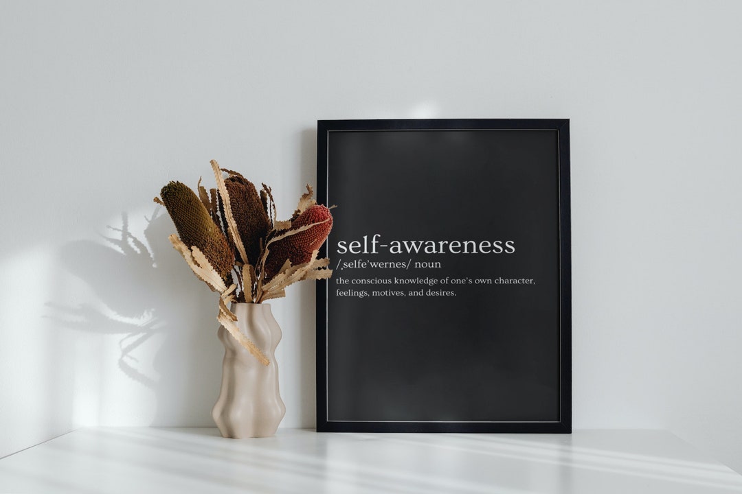 Self Awareness Definition Printable - Etsy