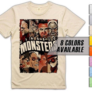 Classic Monsters V3 Men&#39;s T Shirt all sizes S-5XL 8 Colors available