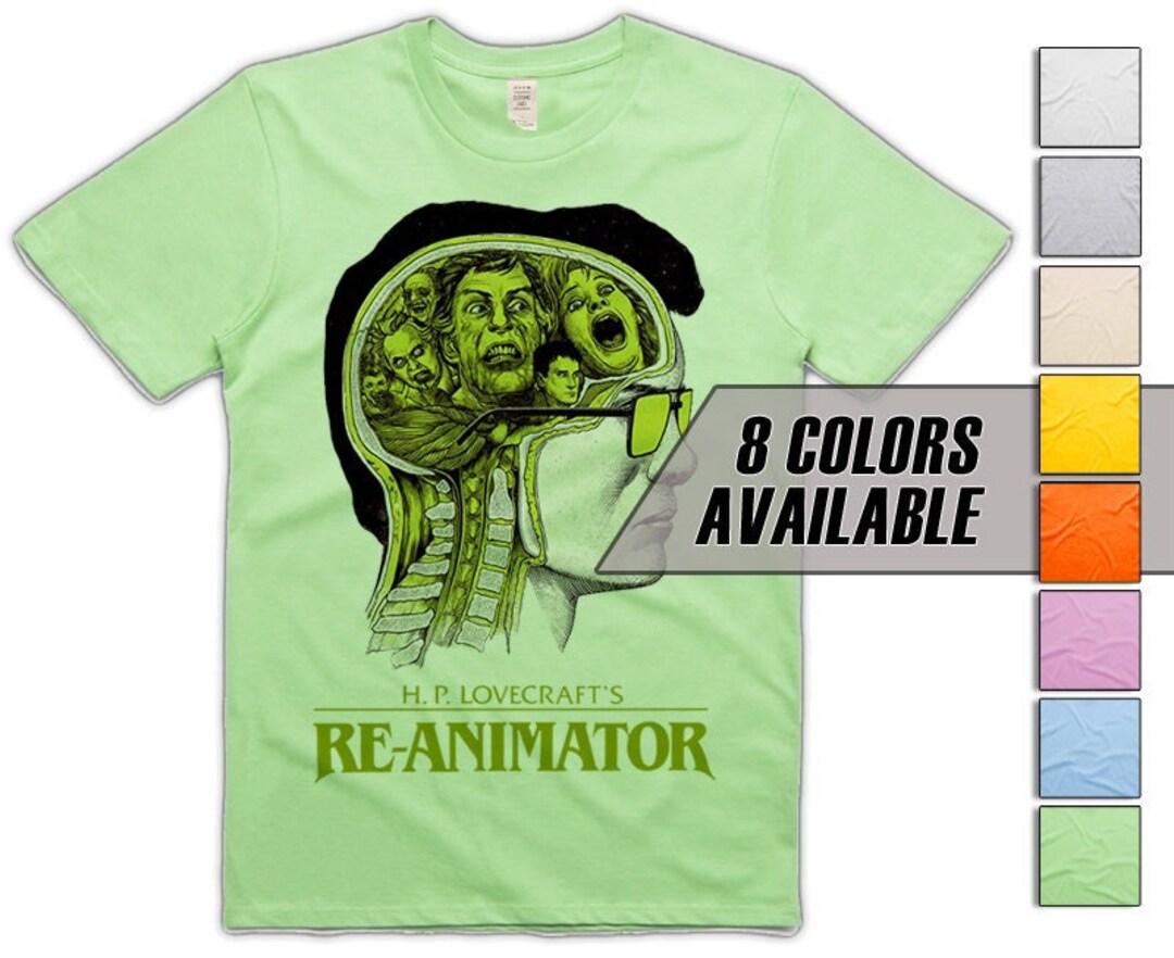 Re-animator V6 lovecraft Men's T Shirt All Sizes S-5XL 8 - Etsy Re-animator V6 lovecraft Men's T Shirt All Sizes S-5XL 8 - Etsy