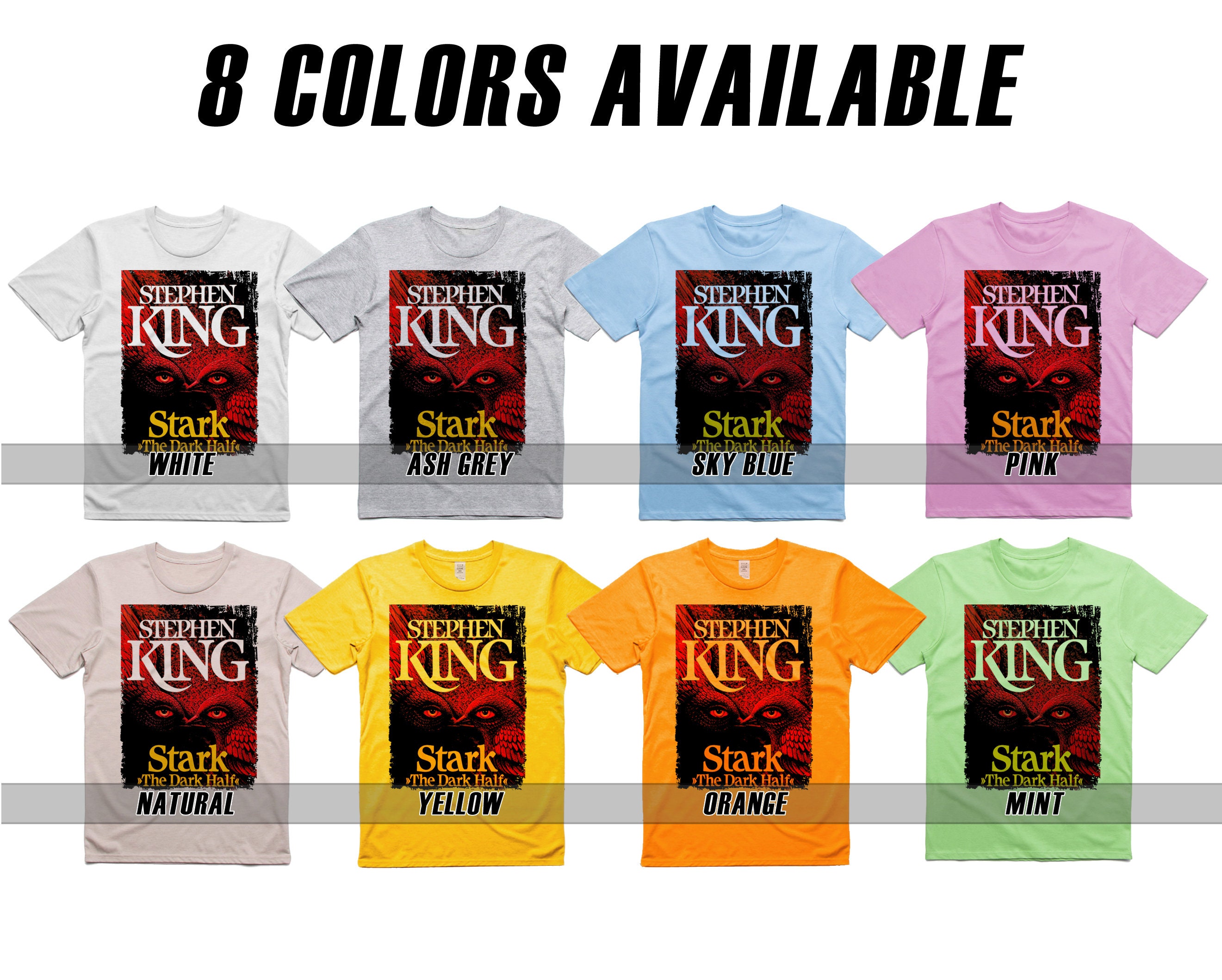 The Dark Half V2 Men's T Shirt All Sizes S-5XL 8 Colors