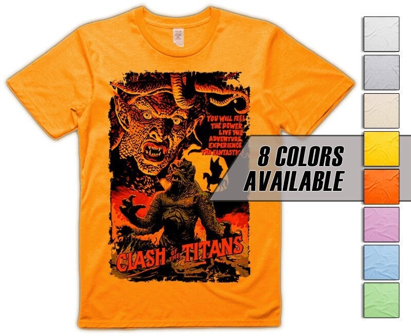 Clash of the Titans V1 Men's T Shirt all sizes S-5XL 8 Colors available