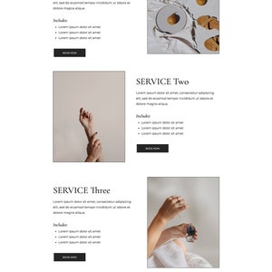 Peut inclure: Une page d'accueil de site Web pour une entreprise proposant des services. Le site Web pr&eacute;sente un sch&eacute;ma de couleurs noir et blanc avec un design minimaliste. Le texte "&Ecirc;tes-vous pr&ecirc;t &agrave; passer au niveau sup&eacute;rieur ?" est affich&eacute; dans une grande taille de police. Le site Web comprend &eacute;galement un bouton d'appel &agrave; l'action qui dit "Travailler avec moi".