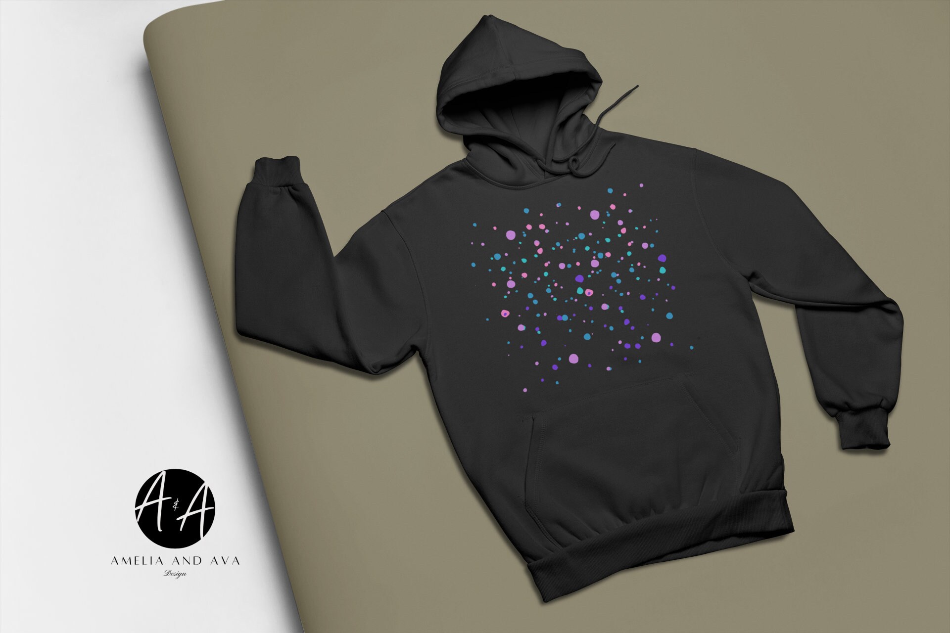 Paint Drip Hoodies - Etsy