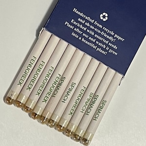Ecofriendly Gift Environment Friendly Gift Plantable Pencil Seed Recycle Newspaper Teacher Appreciation Gift Party Favors Birthday Gift