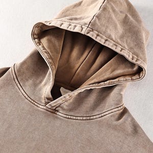 Cybersigilism, Graphic Hoodie, Grunge Style, Band Style Hoodie - Snow Washed Loose Cotton Hoodie Gift For Her image 9