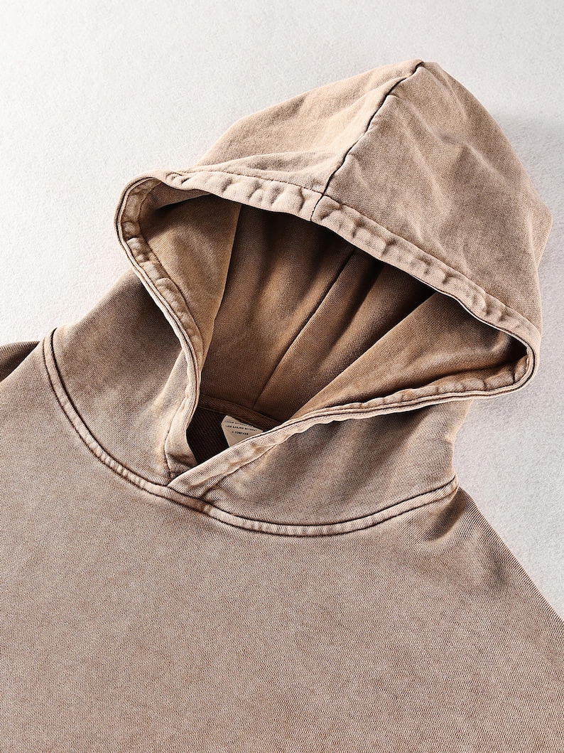 Cybersigilism, Graphic Hoodie, Grunge Style, Band Style Hoodie - Snow Washed Loose Cotton Hoodie Gift For Her image 9