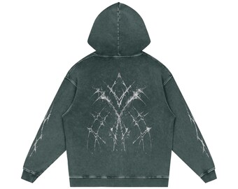 Cybersigilism, Graphic Hoodie, Grunge Style, Band Style Hoodie