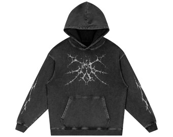 Cybersigilism, Graphic Hoodie, Grunge Style, Band Style Hoodie