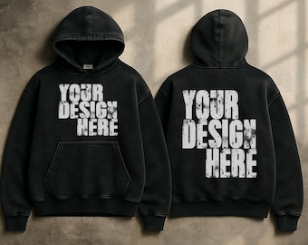 Custom Design Hoodie – Upload Your Own Artwork | Oversized Streetwear Hoodie
