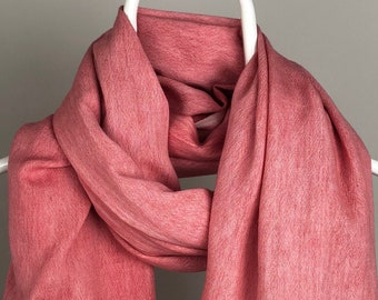 Handcrafted Turkish Cotton Shawl: Natural Dyed Unisex Scarf