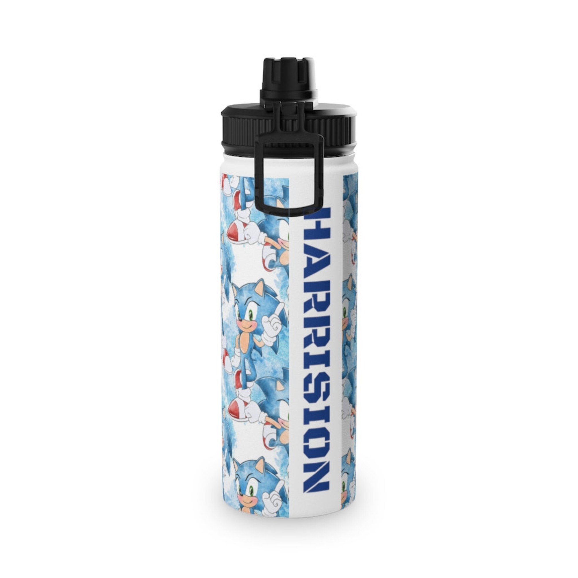 Sonic The Hedgehog Stainless Steel Water Bottle, Sports Lid