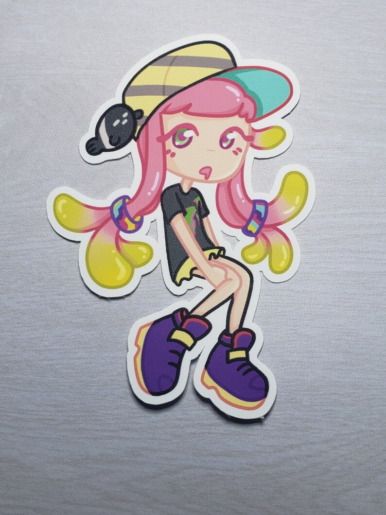 Splatoon 3 Harmony Vinyl and Holographic Stickers Etsy