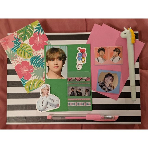 BTS Stationery Set soft Theme Etsy