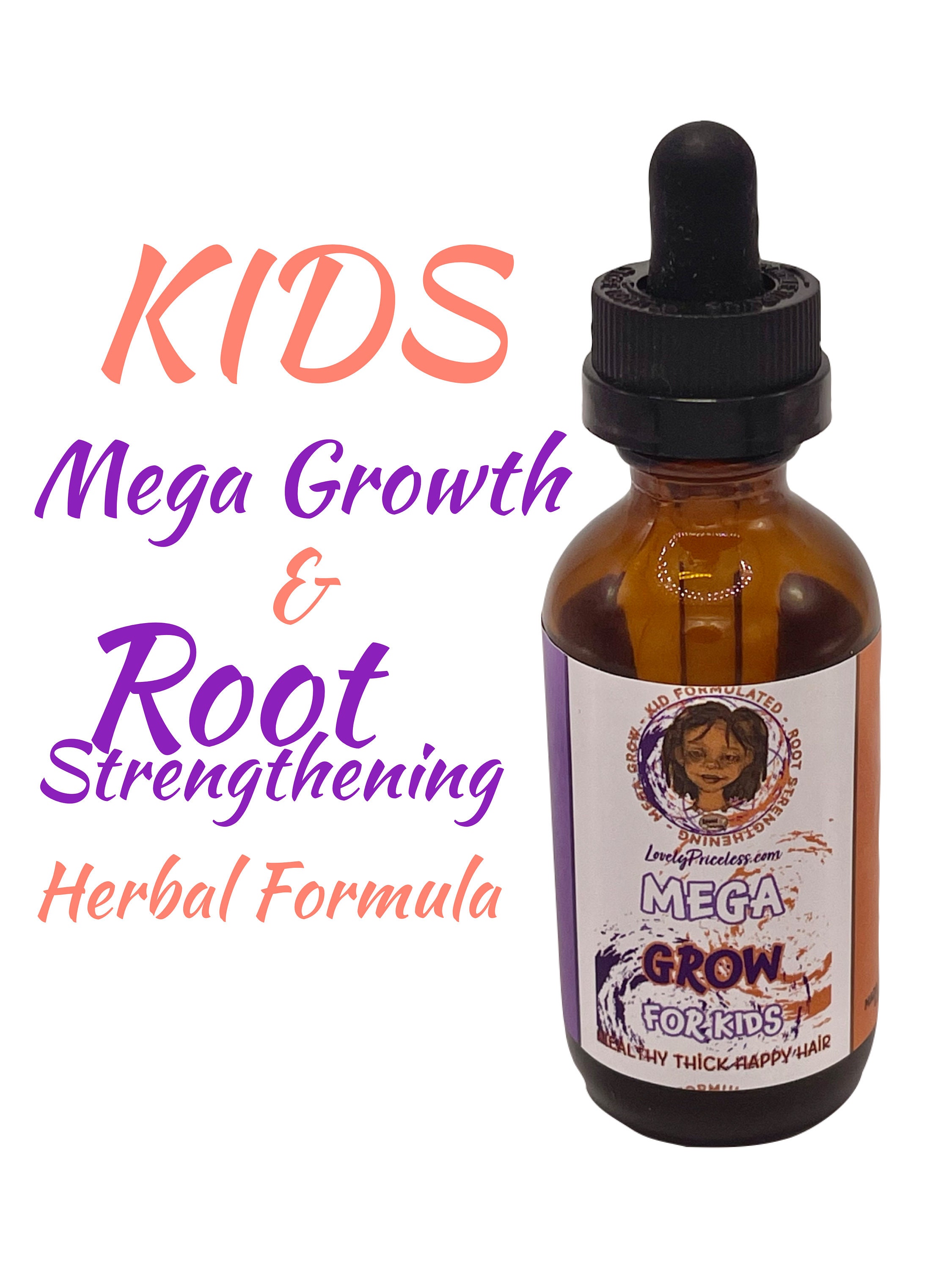Lovely Kids Mega Growth Hair Oil - Etsy