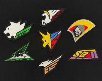 Cyber Formula Future GPX Anime Racing Team Logo Embroidered Iron-On Patches | Retro Anime Racing Badge Collector Gift | Otaku Collectibles